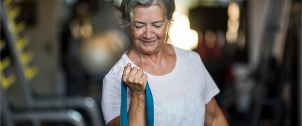 woman doing excercises