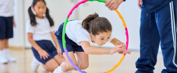 kids doing gym class